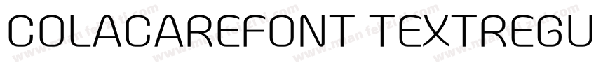 COLACAREFONT TEXTREGULAR  GB1 0字体转换